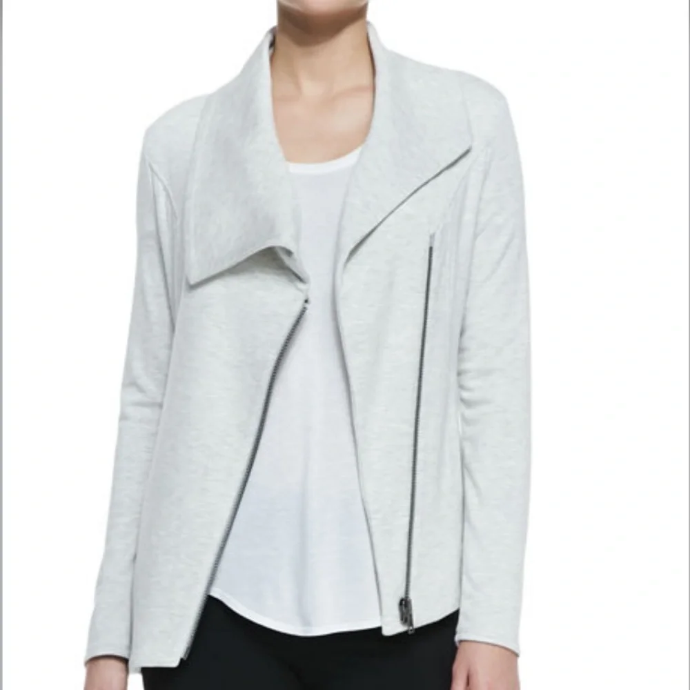 Helmut Lang Gray Asymmetric Jacket Sz Small - Picture 13 of 13